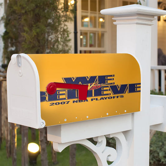 Golden State Warrors We Believe Semifinals 2017 Magnetic Mailbox Cover 18" X 21" Outdoor Decor