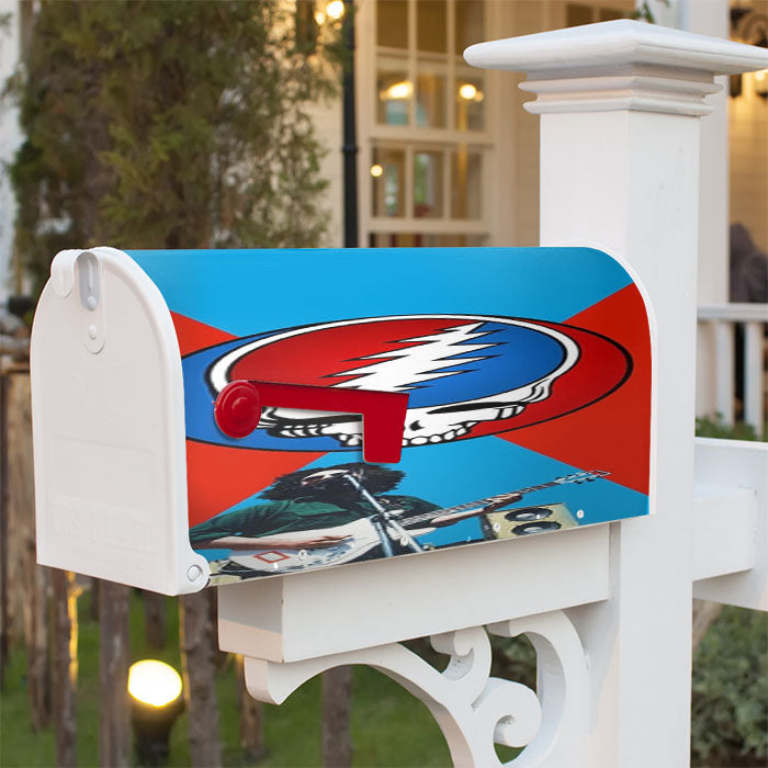 Grateful Dead Jerry Garcia Guitar Magnetic Mailbox Cover 18" X 21" Outdoor Decor