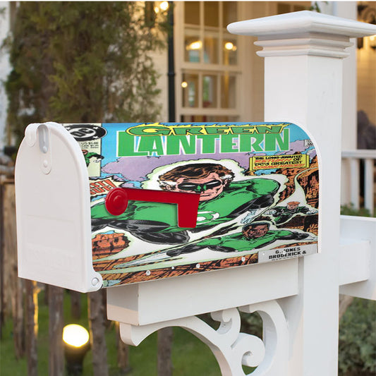 Green Lantern Hal Jordan 2 Magnetic Mailbox Cover 18" X 21" Outdoor Decor