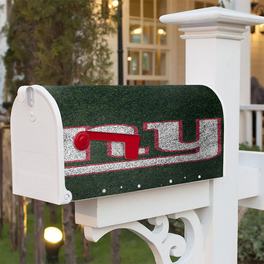 Green New York Giants Logo Magnetic Mailbox Cover 18" X 21" Outdoor Decor