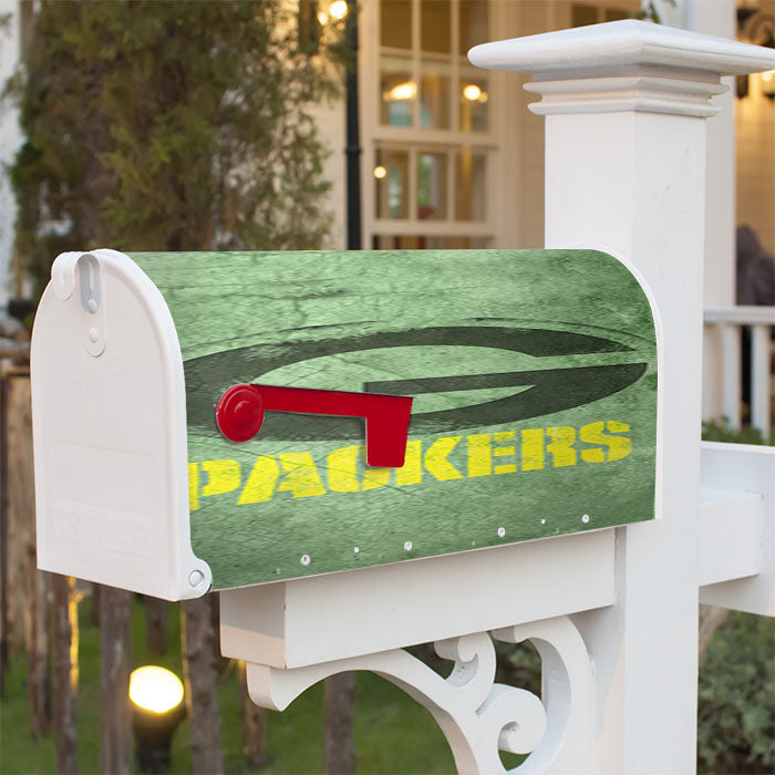 Green Packers Green Wall Magnetic Mailbox Cover 18" X 21" Outdoor Decor