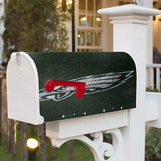Green Philadelphia Eagles Logo Magnetic Mailbox Cover 18" X 21" Outdoor Decor