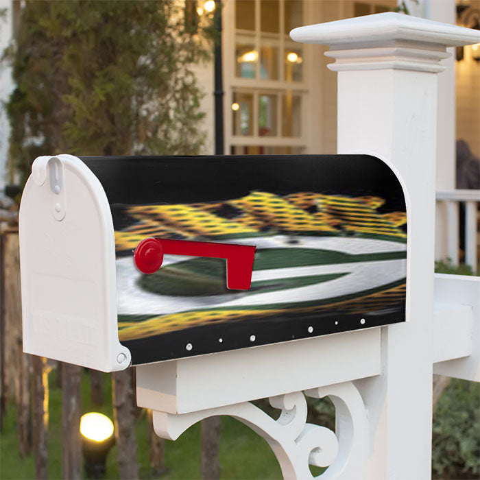 Greenbay Packers Magnetic Mailbox Cover 18" X 21" Outdoor Decor