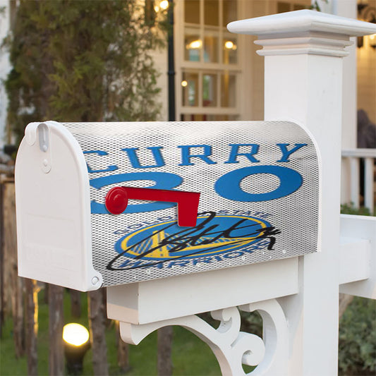 Gsw Stephen Curry Jersey Magnetic Mailbox Cover 18" X 21" Outdoor Decor