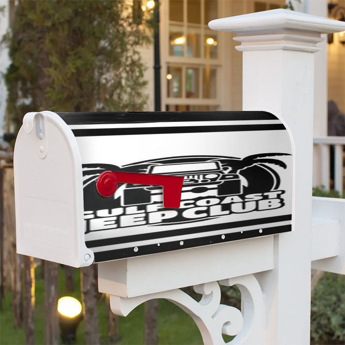Gulf Coast Jeep Club Magnetic Mailbox Cover 18" X 21" Outdoor Decor