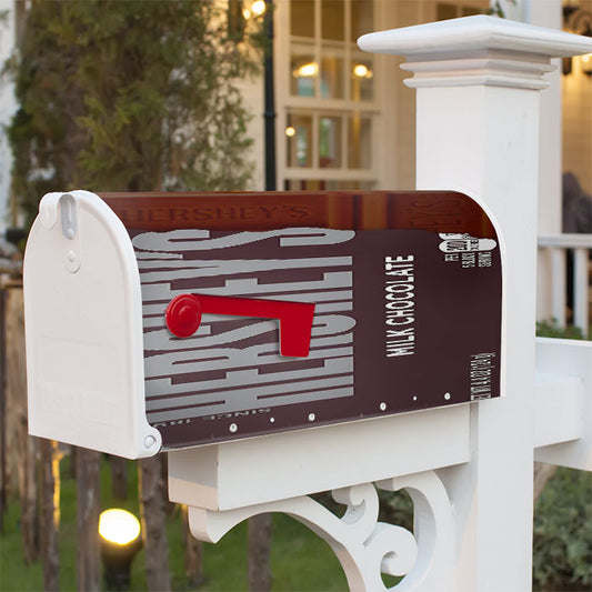Hershey Milk Chocolate Candy Bar Xl Magnetic Mailbox Cover 18" X 21" Outdoor Decor