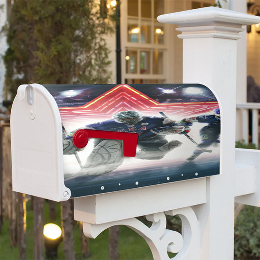 Hockey Team Cka Nhl Magnetic Mailbox Cover 18" X 21" Outdoor Decor