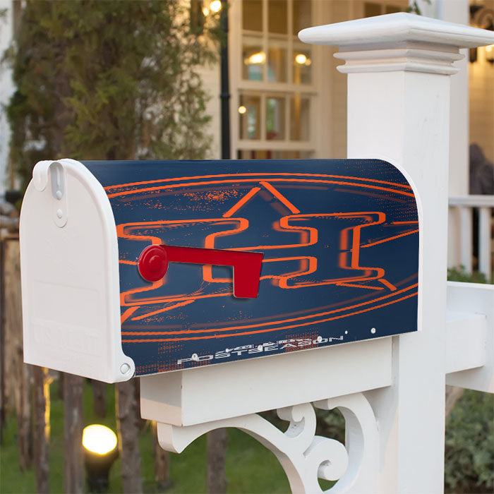 Houston Astros M Magnetic Mailbox Cover 18" X 21" Outdoor Decor