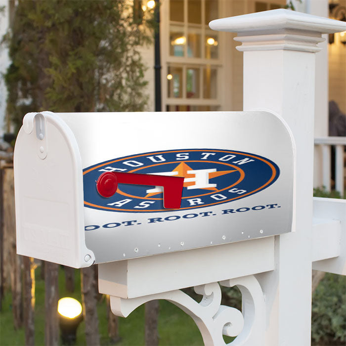 Houston Astros Root Magnetic Mailbox Cover 18" X 21" Outdoor Decor