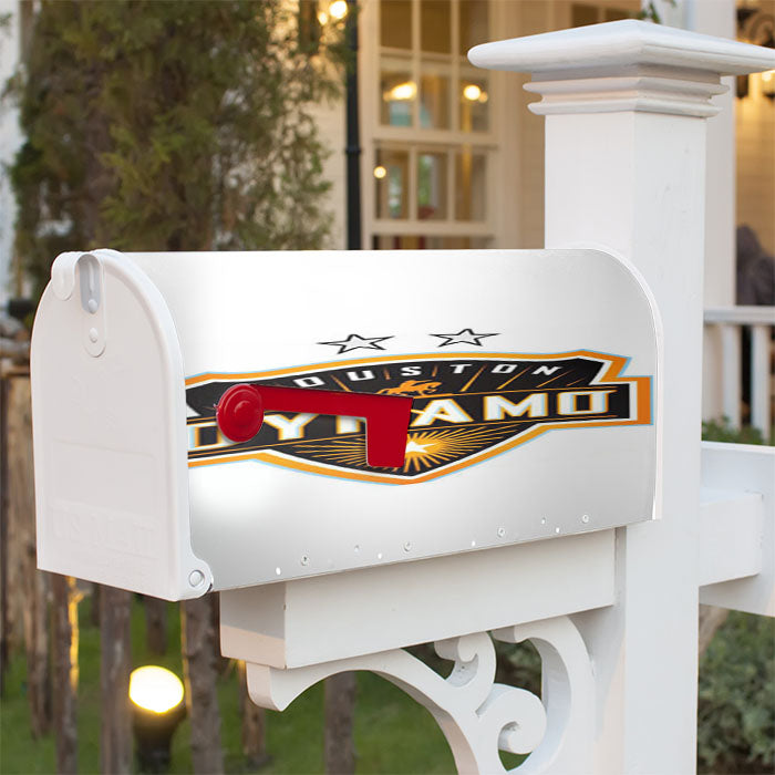 Houston Dynamo Stars Magnetic Mailbox Cover 18" X 21" Outdoor Decor