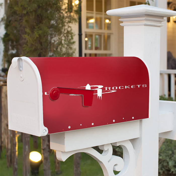 Houston Rockets Magnetic Mailbox Cover 18" X 21" Outdoor Decor
