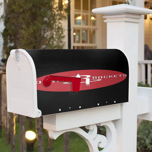 Houston Rockets Logo Magnetic Mailbox Cover 18" X 21" Outdoor Decor