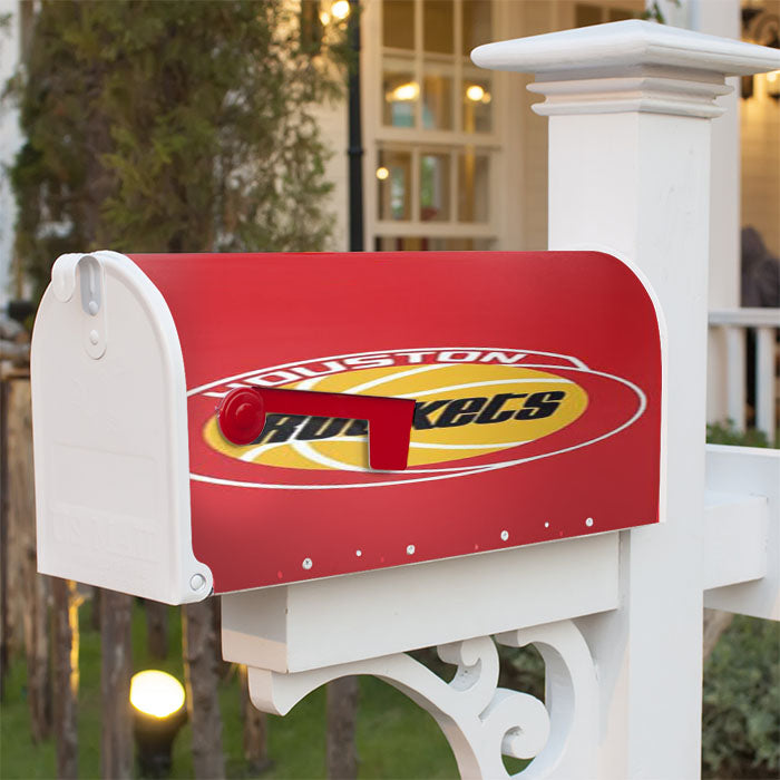 Houston Rockets Red Logo Magnetic Mailbox Cover 18" X 21" Outdoor Decor