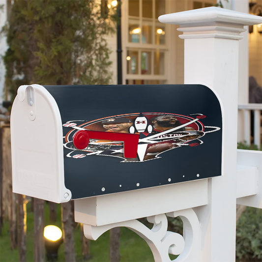 Houston Texans Fa Magnetic Mailbox Cover 18" X 21" Outdoor Decor