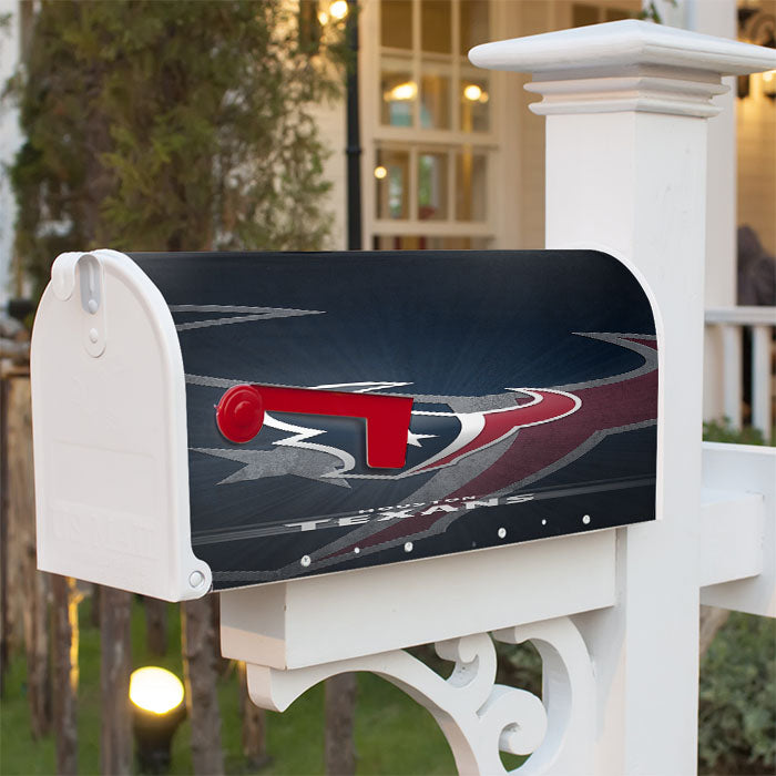 Houston Texans Lo Magnetic Mailbox Cover 18" X 21" Outdoor Decor