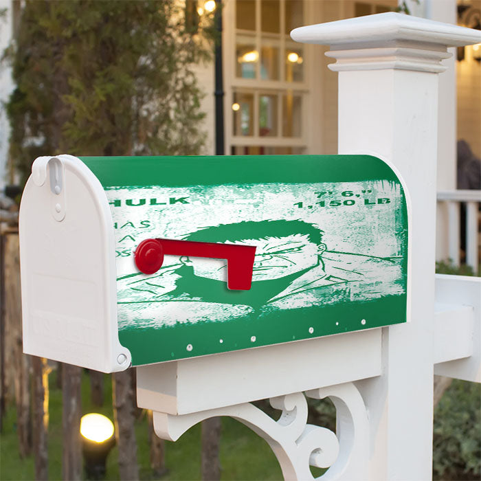 Hulk Has A Posse Magnetic Mailbox Cover 18" X 21" Outdoor Decor