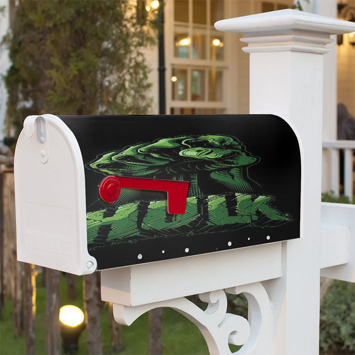 Hulk Man Magnetic Mailbox Cover 18" X 21" Outdoor Decor
