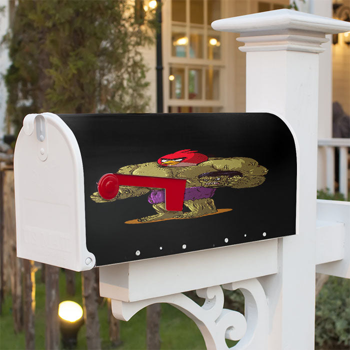 Hulk X Angry Red Bird Magnetic Mailbox Cover 18" X 21" Outdoor Decor
