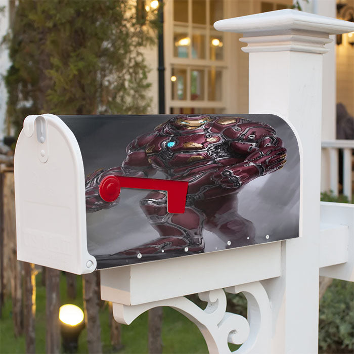Hulkbuster Magnetic Mailbox Cover 18" X 21" Outdoor Decor