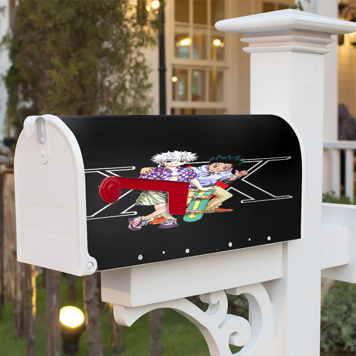 Hunter X Hunter Gon Killua Magnetic Mailbox Cover 18" X 21" Outdoor Decor