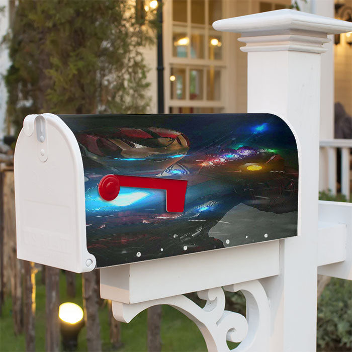 I Am Ironman Magnetic Mailbox Cover 18" X 21" Outdoor Decor