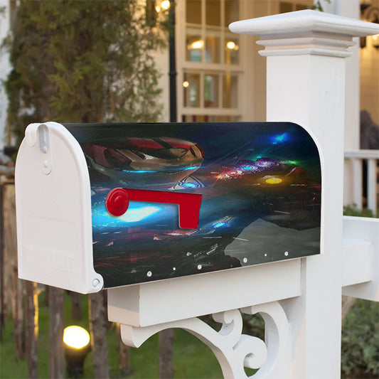 I Am Ironman Magnetic Mailbox Cover 18" X 21" Outdoor Decor