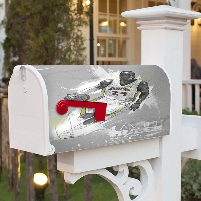 I Am The Rules Kobe Bryant Magnetic Mailbox Cover 18" X 21" Outdoor Decor