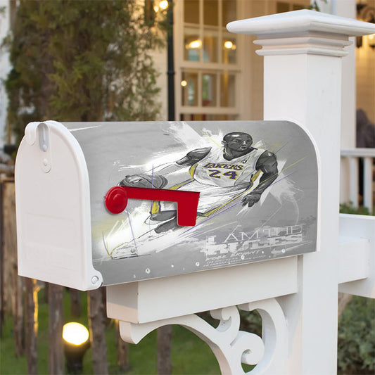 I Am The Rules Kobe Bryant Magnetic Mailbox Cover 18" X 21" Outdoor Decor