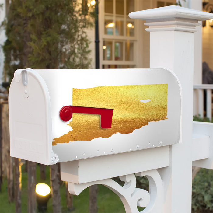 Indiana Golden State Map Magnetic Mailbox Cover 18" X 21" Outdoor Decor