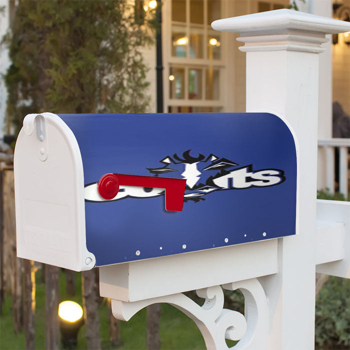 Indy Colts Logo Alt Magnetic Mailbox Cover 18" X 21" Outdoor Decor