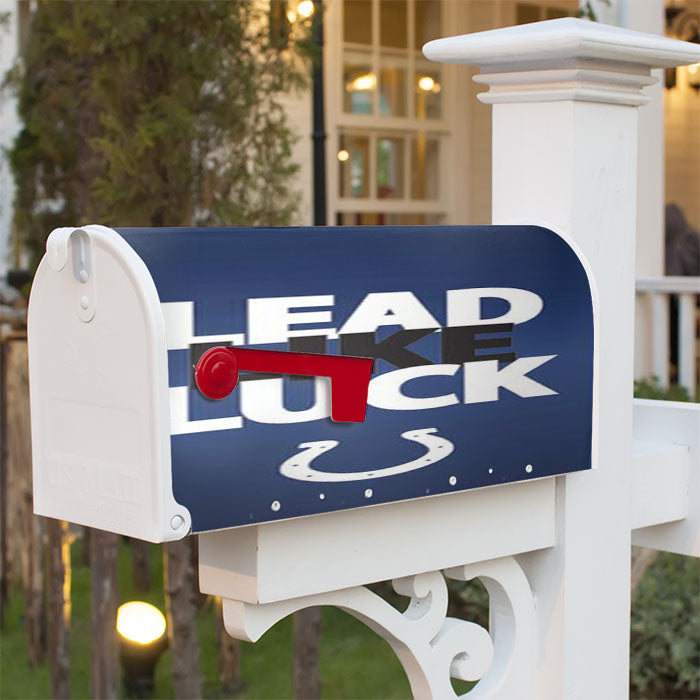Indy Colts Luck Magnetic Mailbox Cover 18" X 21" Outdoor Decor