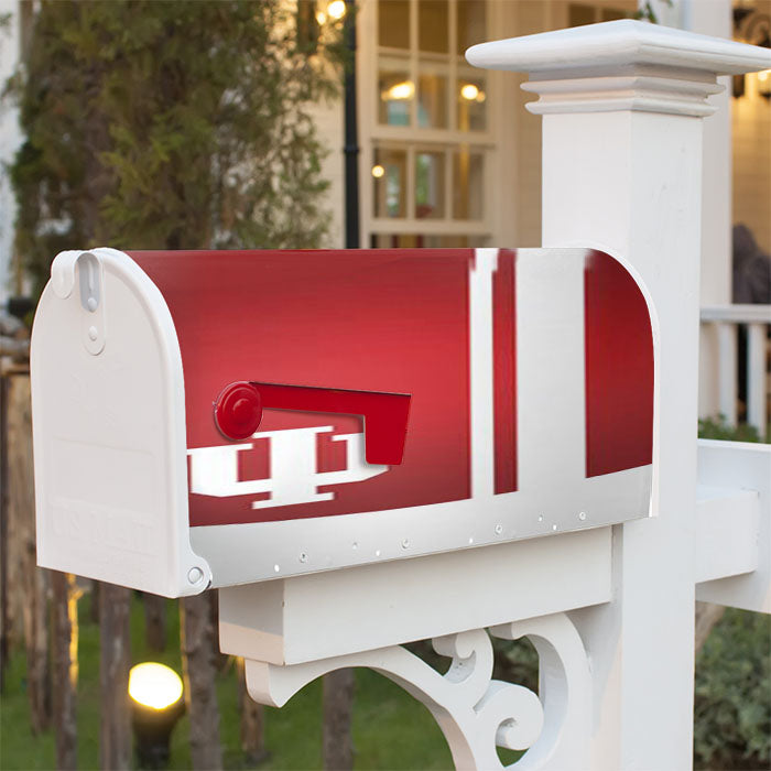 Indy Hoosiers Red Circle Magnetic Mailbox Cover 18" X 21" Outdoor Decor