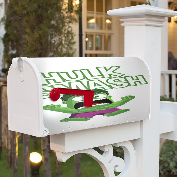 Inside Out Hulk Smash Magnetic Mailbox Cover 18" X 21" Outdoor Decor