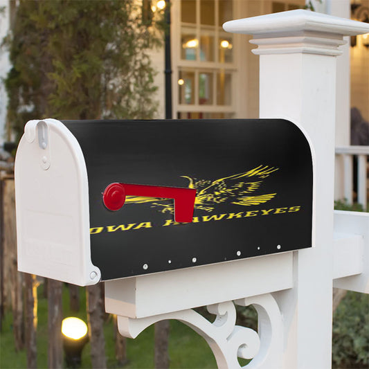 Iowa Hawkeyes Bird Logo Magnetic Mailbox Cover 18" X 21" Outdoor Decor