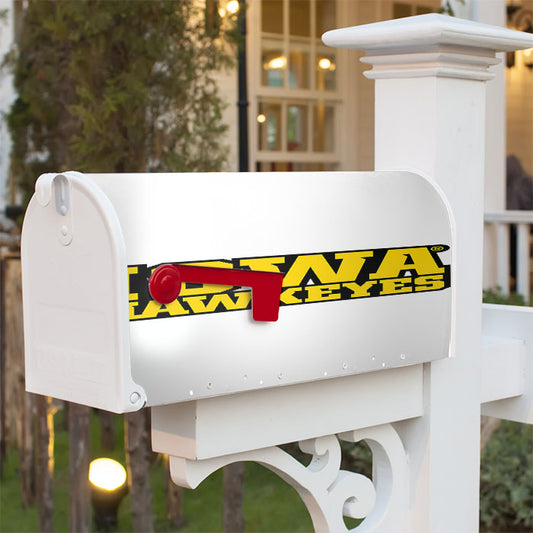 Iowa Hawkeyes Logo Type Magnetic Mailbox Cover 18" X 21" Outdoor Decor