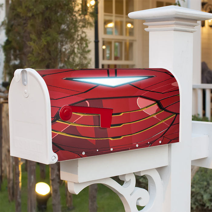 Iron Man Body Wallpaper Magnetic Mailbox Cover 18" X 21" Outdoor Decor