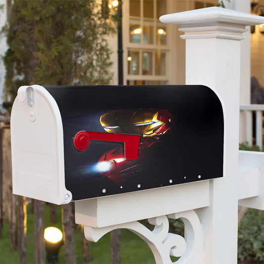Iron Man Hd Wallpaper Magnetic Mailbox Cover 18" X 21" Outdoor Decor