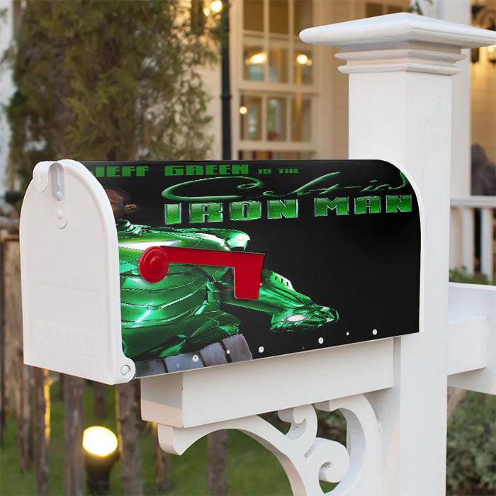 Iron Man Jeff Green Nba Magnetic Mailbox Cover 18" X 21" Outdoor Decor