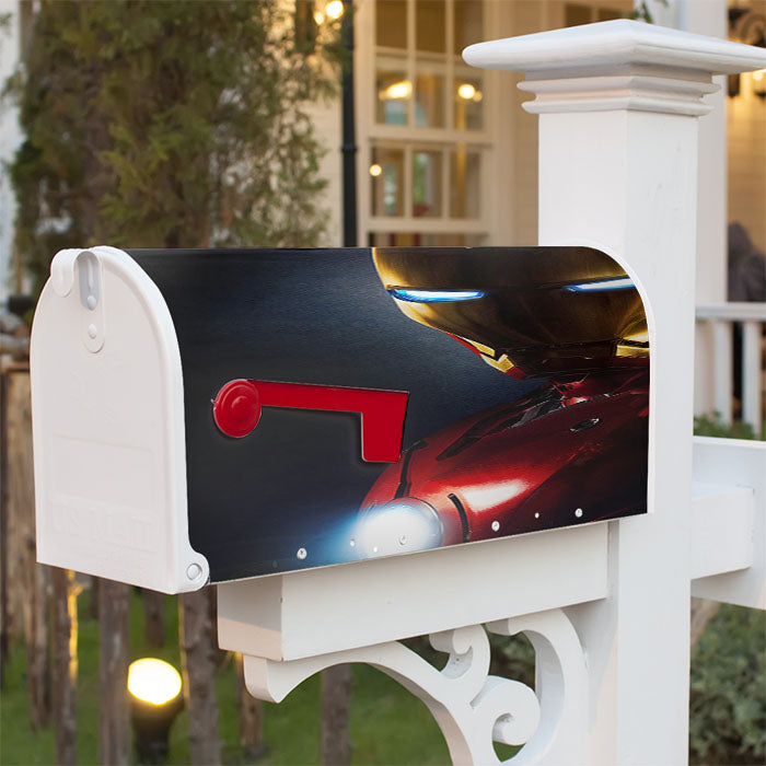 Iron Man Mark Iii Magnetic Mailbox Cover 18" X 21" Outdoor Decor