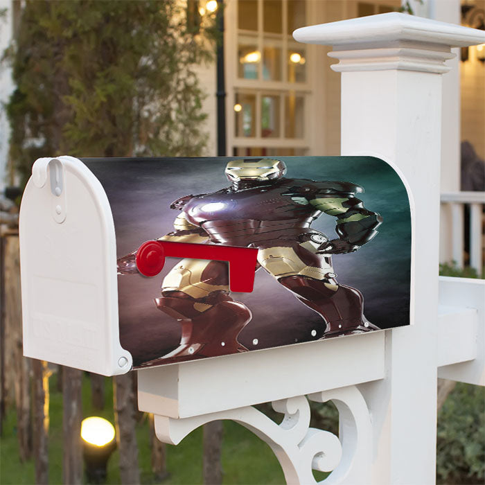 Iron Man Universe Magnetic Mailbox Cover 18" X 21" Outdoor Decor