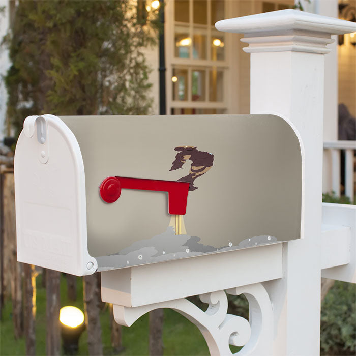 Iron Man Wallpaper Magnetic Mailbox Cover 18" X 21" Outdoor Decor