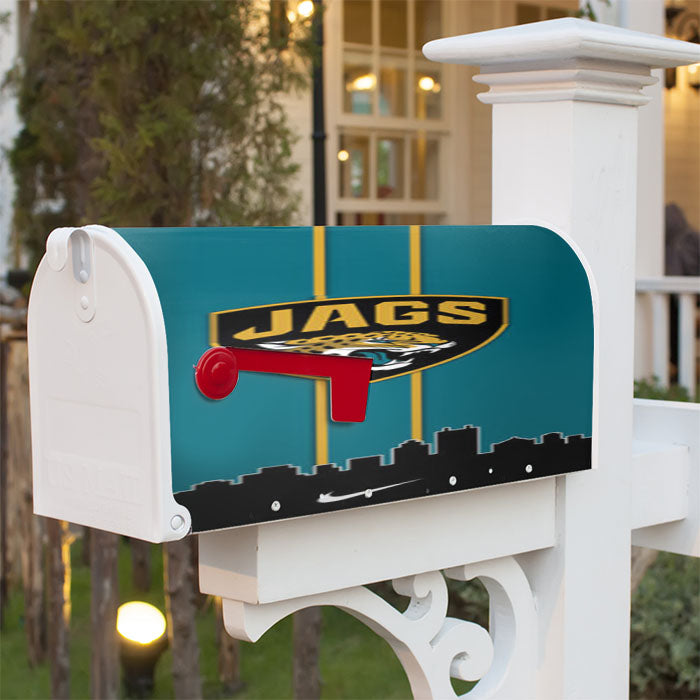 Jacksonville Jaguars Magnetic Mailbox Cover 18" X 21" Outdoor Decor