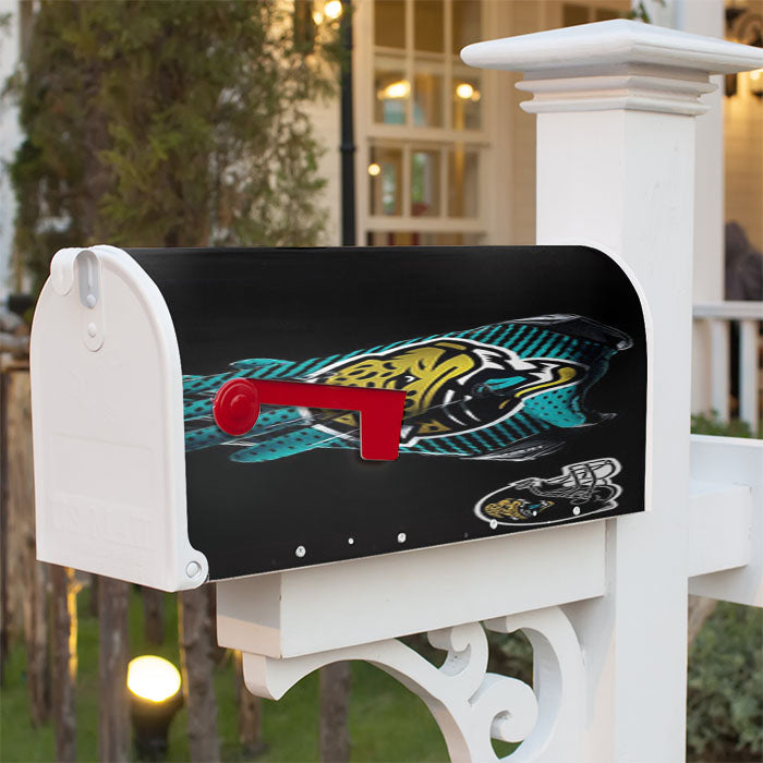 Jacksonville Jaguars Jaguars Magnetic Mailbox Cover 18" X 21" Outdoor Decor