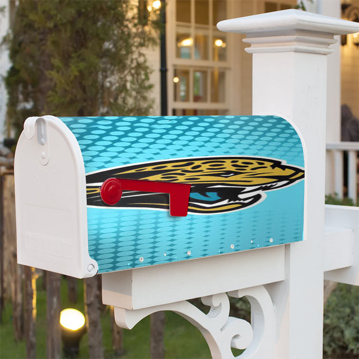 Jacksonville Jaguars Nfl Sport Logo Magnetic Mailbox Cover 18" X 21" Outdoor Decor