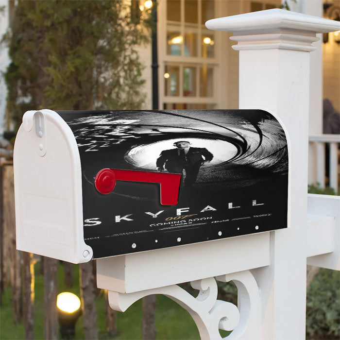 James Bond 007 Skyfall Magnetic Mailbox Cover 18" X 21" Outdoor Decor