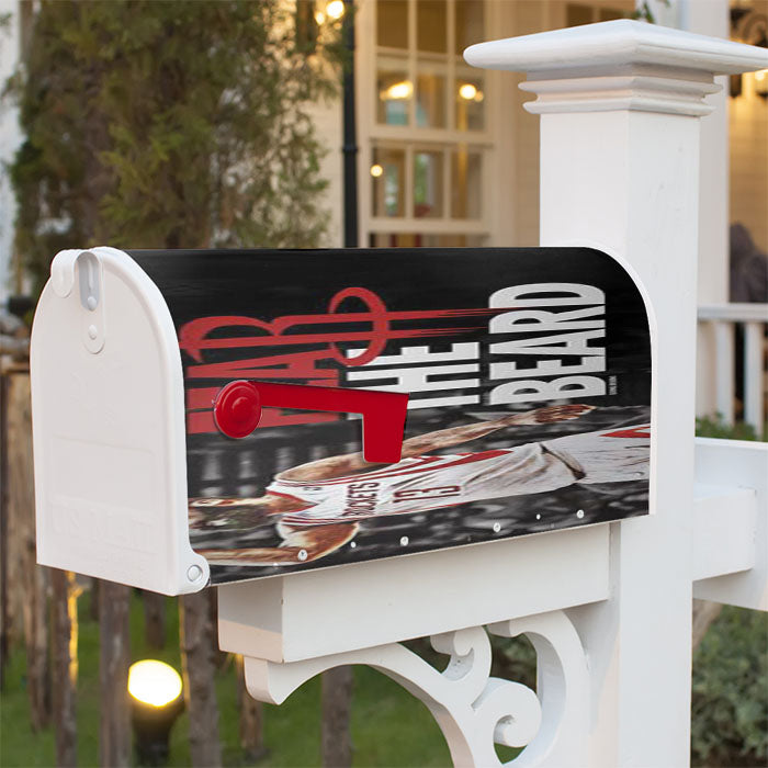 James Harden Fear Grey Magnetic Mailbox Cover 18" X 21" Outdoor Decor