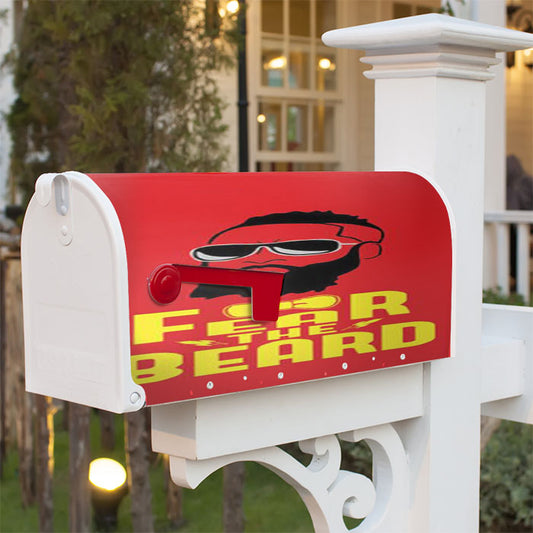James Harden Fear Red Bow Tie Magnetic Mailbox Cover 18" X 21" Outdoor Decor