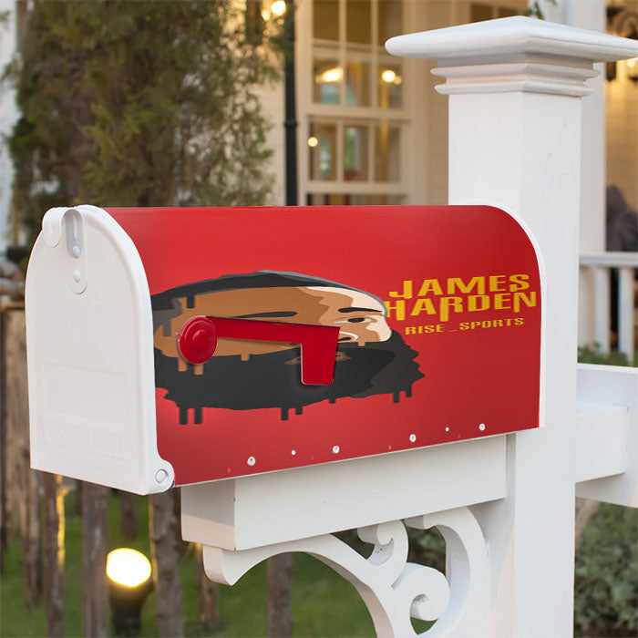 James Harden Rise Sports Magnetic Mailbox Cover 18" X 21" Outdoor Decor