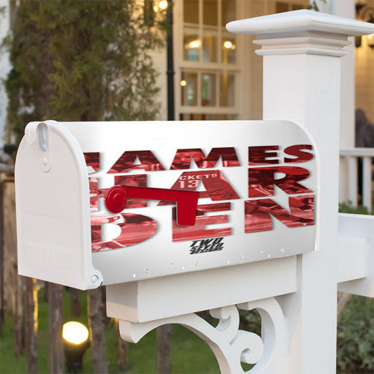 James Harden Text Magnetic Mailbox Cover 18" X 21" Outdoor Decor