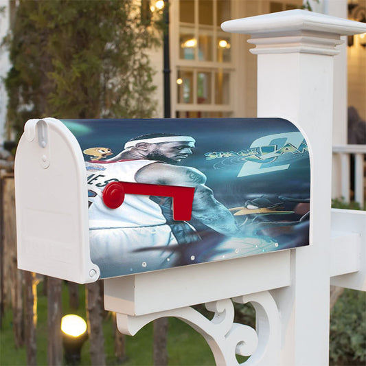 James Lebron Space Jam 2 Magnetic Mailbox Cover 18" X 21" Outdoor Decor